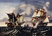 Capture of H.B.M.Frigate Macedonian by U.S.Frigate United States Thomas